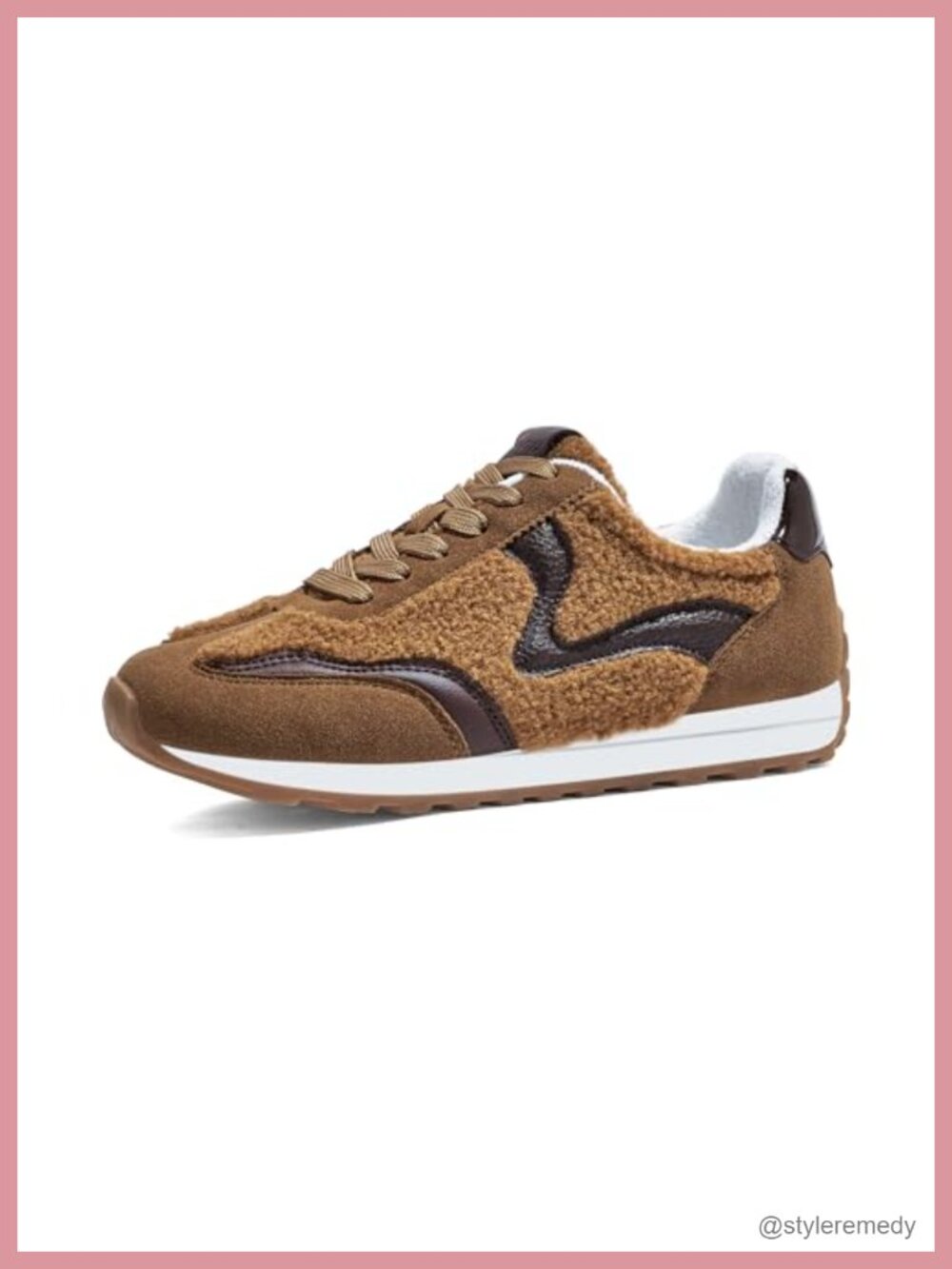 Women's Fashion Sneakers Retro Tennis Shoes Lace-Up Casual Running Walking Shoes